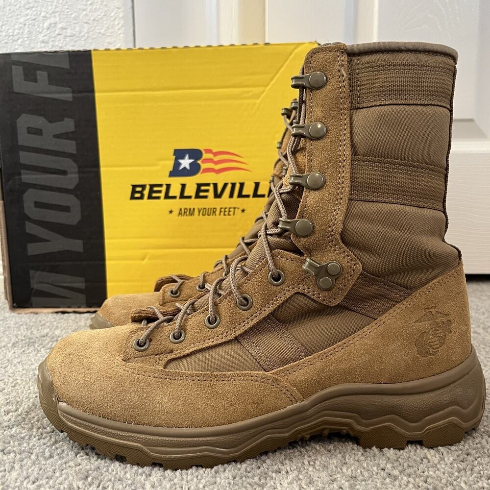 Danner Reckoning 8" Coyote Hot EGA Men’s 8.5 Boots USMC Military Combat Vibram